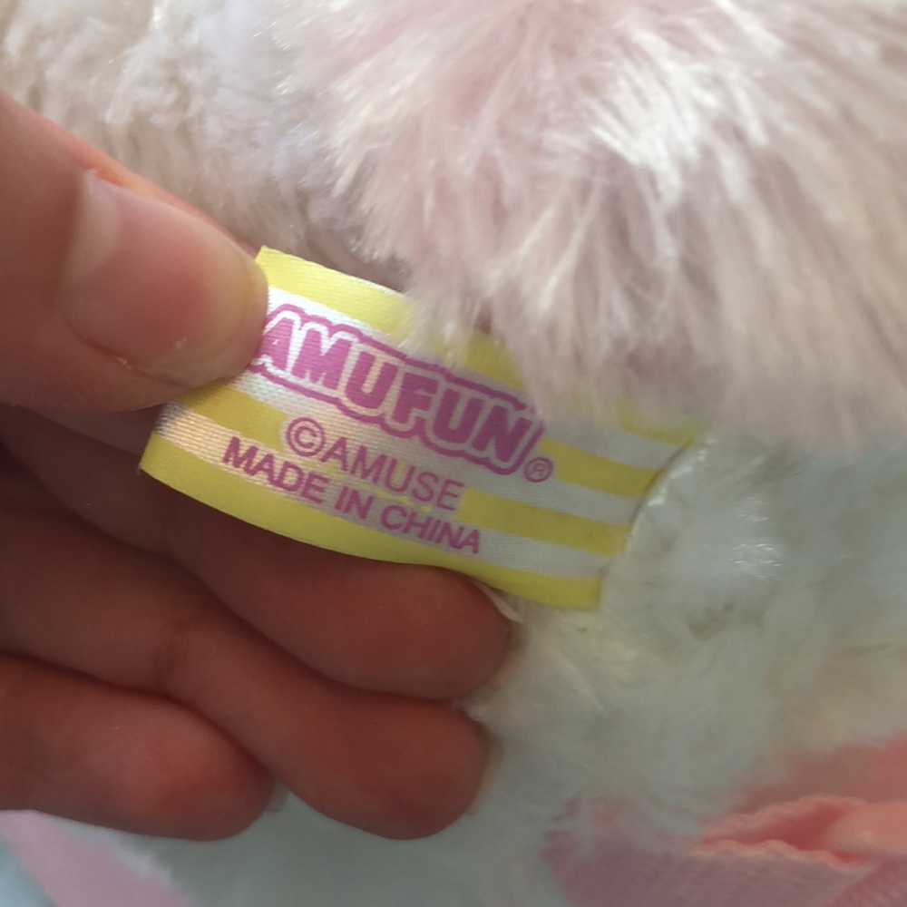 Rare!!! Cotton Candies By Amuse Plush Rabbit Backpack Gem